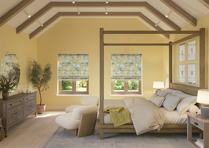 Elwen, Ochre - Roman Blind - Image 8